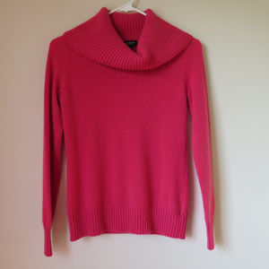 Lord & Taylor 100% Cashmere Cowl Neck Sweater